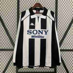 Thailandia Maglietta Calcio Prima Manica Lunga Juventus Retro 1997 1998