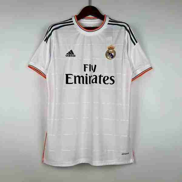 Tailandia Camiseta Real Madrid 1ª Retro 2013 2014 Thailandia Maglietta Calcio Prima Real Madrid Retro 2013 2014