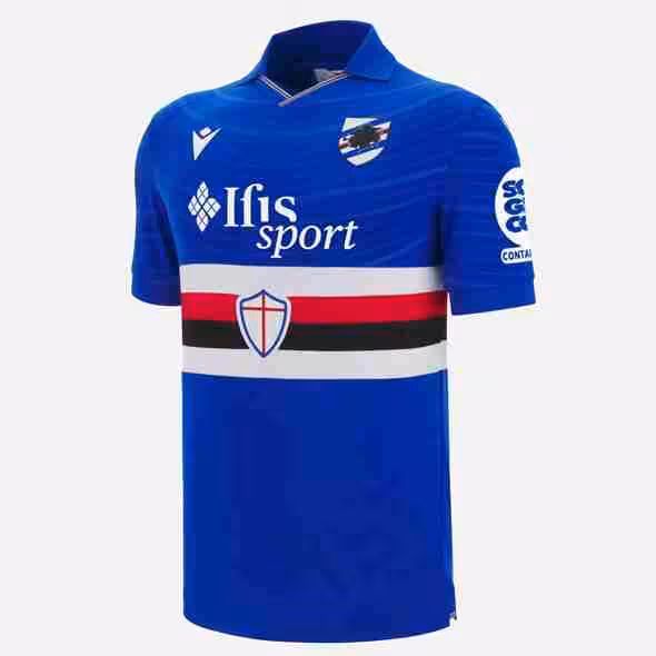 Tailandia Camiseta Sampdoria 1ª 2025-2026 Thailandia Maglietta Calcio Prima Sampdoria 2025 2026