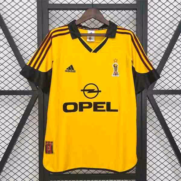 Tailandia Camiseta AC Milan 2ª Retro 1999-2000 Thailandia Maglietta Calcio Quarta AC Milan Retro 1999 2000
