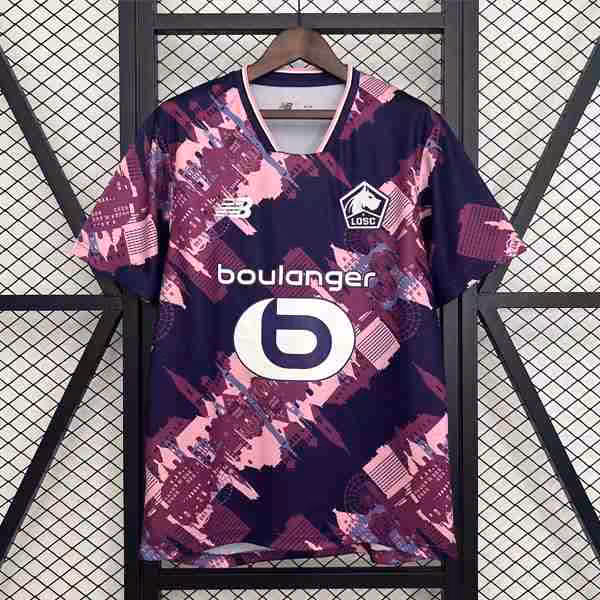 Tailandia Camiseta Lille LOSC Fourth 2025-2026 Thailandia Maglietta Calcio Quarta Lille OSC 2025 2026