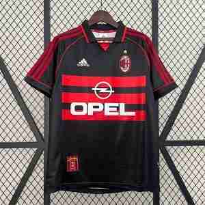Thailandia Maglietta Calcio Terza AC Milan Retro 1998 1999