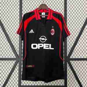 Thailandia Maglietta Calcio Terza AC Milan Retro 2000 2001