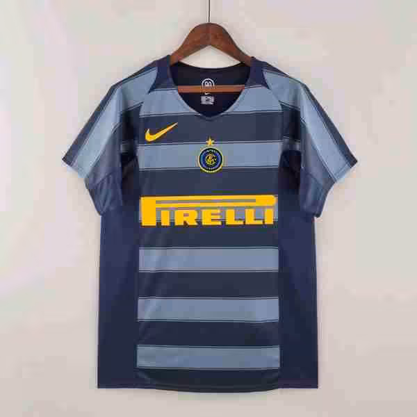 Tailandia Camiseta Inter Milan 1ª Retro 2004-2005 Thailandia Maglietta Calcio Terza Inter Milan Retro 2004 2005