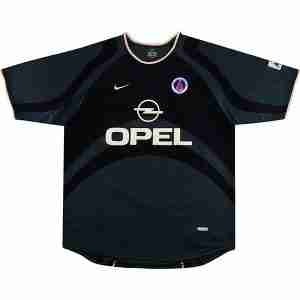 Thailandia Maglietta Calcio Terza Paris Saint Germain Retro 2001 Nero