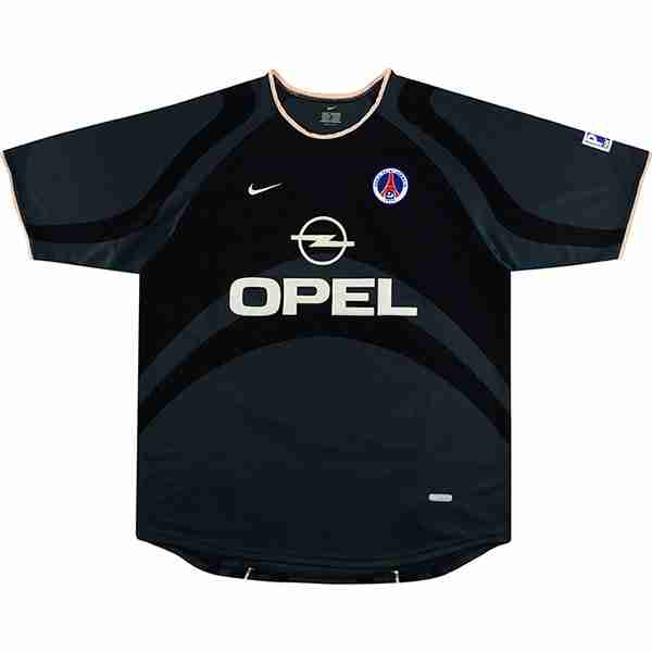 Tailandia Camiseta Paris Saint Germain 3ª Retro 2001 Negro Thailandia Maglietta Calcio Terza Paris Saint Germain Retro 2001 Nero