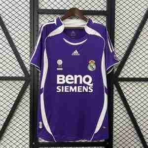 Thailandia Maglietta Calcio Terza Real Madrid Retro 2006 2007