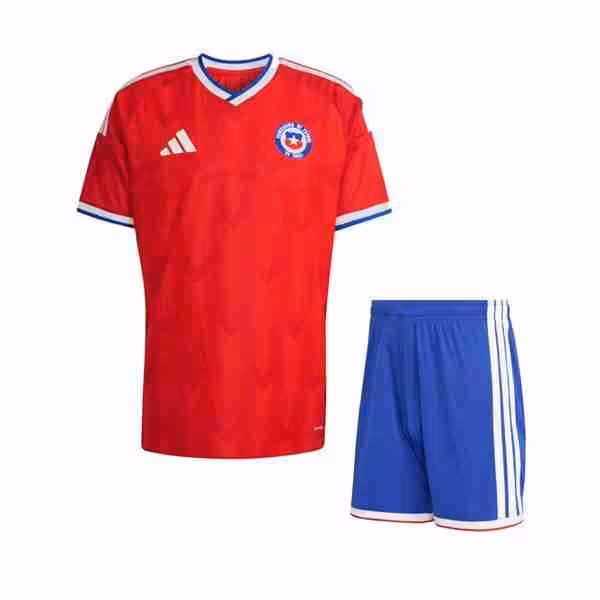 Camiseta Chile 1ª Niño 2026 Maglietta Calcio Chile Prima Set Bambino 2026