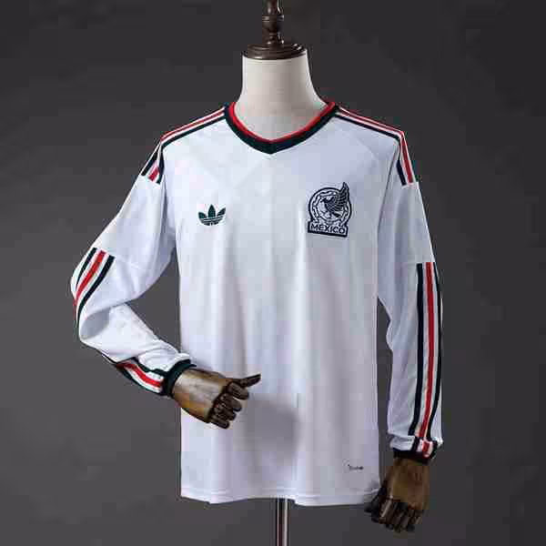 Tailandia Camiseta México 2ª ML 2026 Thailandia Maglietta Calcio Away Manica Lunga Messico 2026