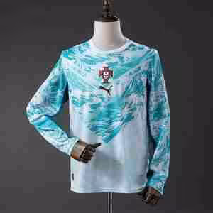 Thailandia Maglietta Calcio Away Manica Lunga Portogallo 2026