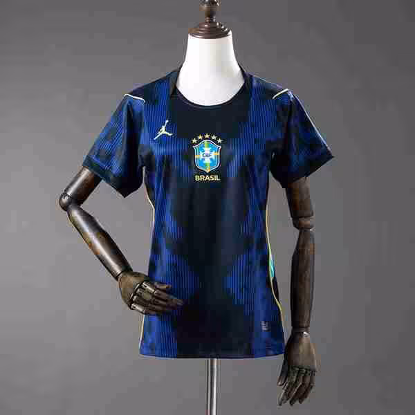 Camiseta Brasil 2ª Mujer 2026 Thailandia Maglietta Calcio Brasile Away Donna 2026