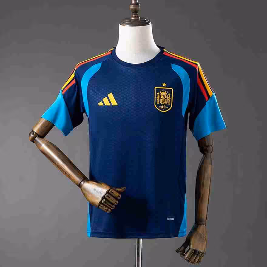 Tailandia Camiseta España Training 2026 Azul 2 Thailandia Maglietta Calcio Formazione Spagna 2026