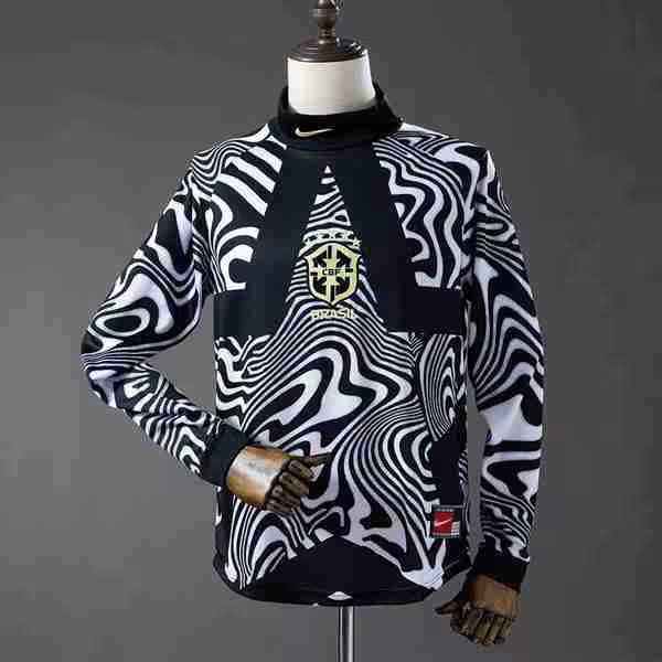 Tailandia Camiseta Brasil Portero ML 2026 Thailandia Maglietta Calcio Portiere Manica Lunga Brasile 2026