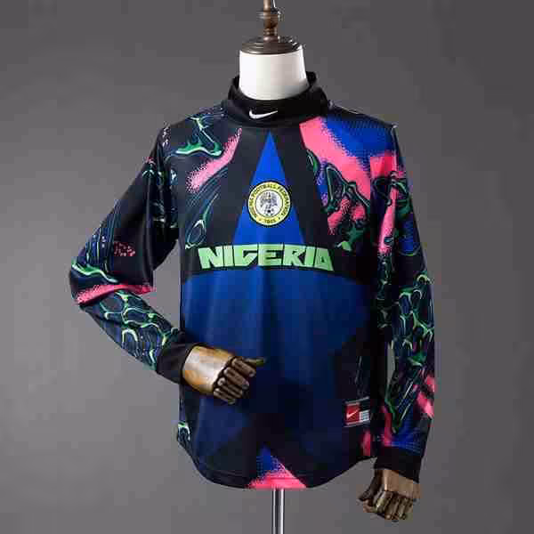 Tailandia Camiseta Nigeria Portero 2026 Thailandia Maglietta Calcio Portiere Manica Lunga Nigeria 2026