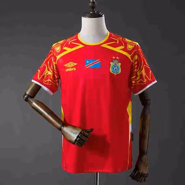 Tailandia Camiseta Congo 2026 Rojo Thailandia Maglietta Calcio Terza Congo 2026