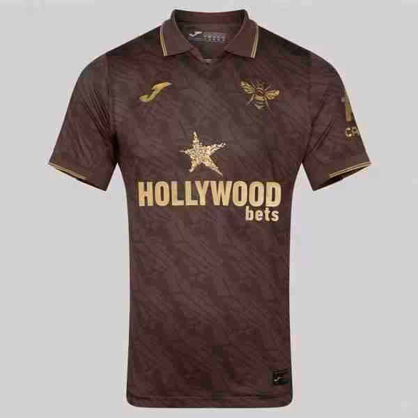 Tailandia Camiseta Brentford FC 2ª 2025-2026 Thailandia Maglietta Calcio Away Brentford 2025 2026