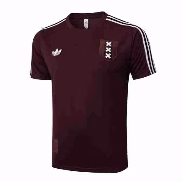 Camiseta Entrenamiento Ajax 2025-2026 Rojo 3 Thailandia Maglietta Calcio Formazione Ajax 2025 2026 Rosso
