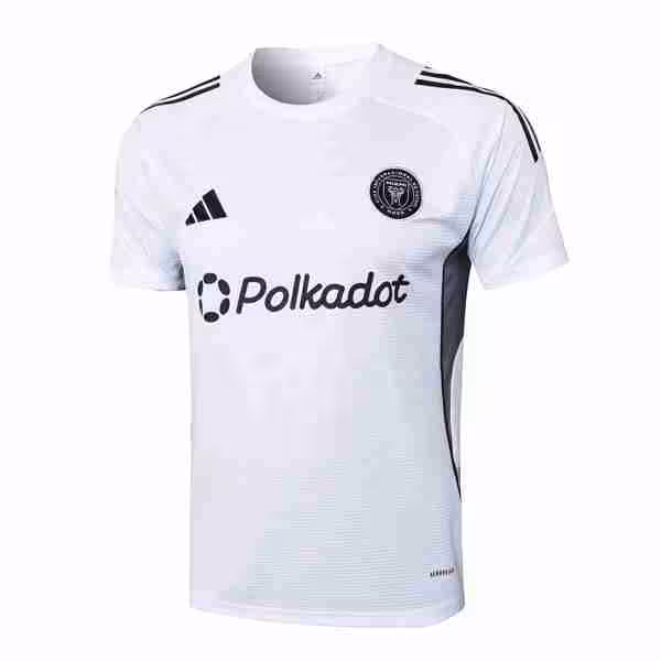 Camiseta Entrenamiento Inter Miami 2025-2026 Blanco 3 Thailandia Maglietta Calcio Formazione Inter Miami 2025 2026 Bianco