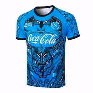 Thailandia Maglietta Calcio Formazione Napoli 2025 2026 Blu