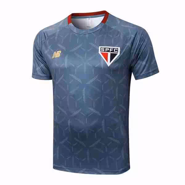 Camiseta Entrenamiento Sao Paulo 2025-2026 Gris 3 Thailandia Maglietta Calcio Formazione Sao Paulo 2025 2026 Grigio