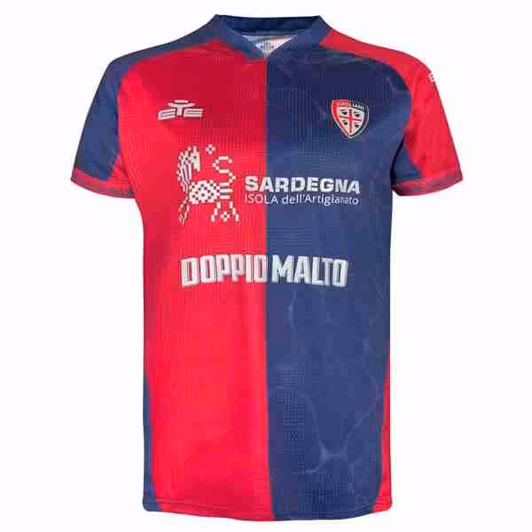 Tailandia Camiseta Cagliari Calcio 1ª 2025-2026 Thailandia Maglietta Calcio Prima Cagliari Calcio 2025 2026